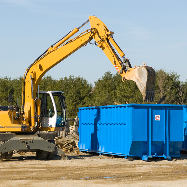 are there any restrictions on where a residential dumpster can be placed in North Londonderry